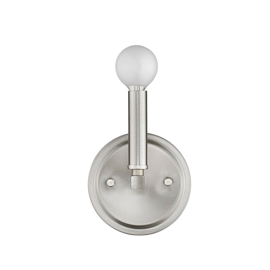 Sawyer One Light Wall Sconce by Acclaim Lighting in Satin Nickel Finish (IN41153SN)