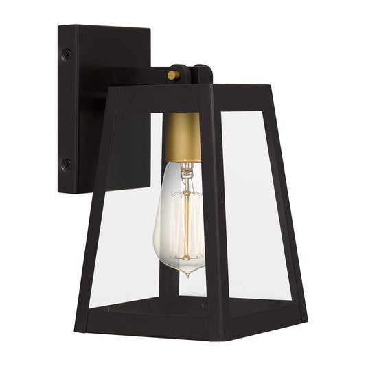 Amberly Grove One Light Outdoor Wall Mount by Quoizel in Western Bronze Finish (AMBL8405WT)