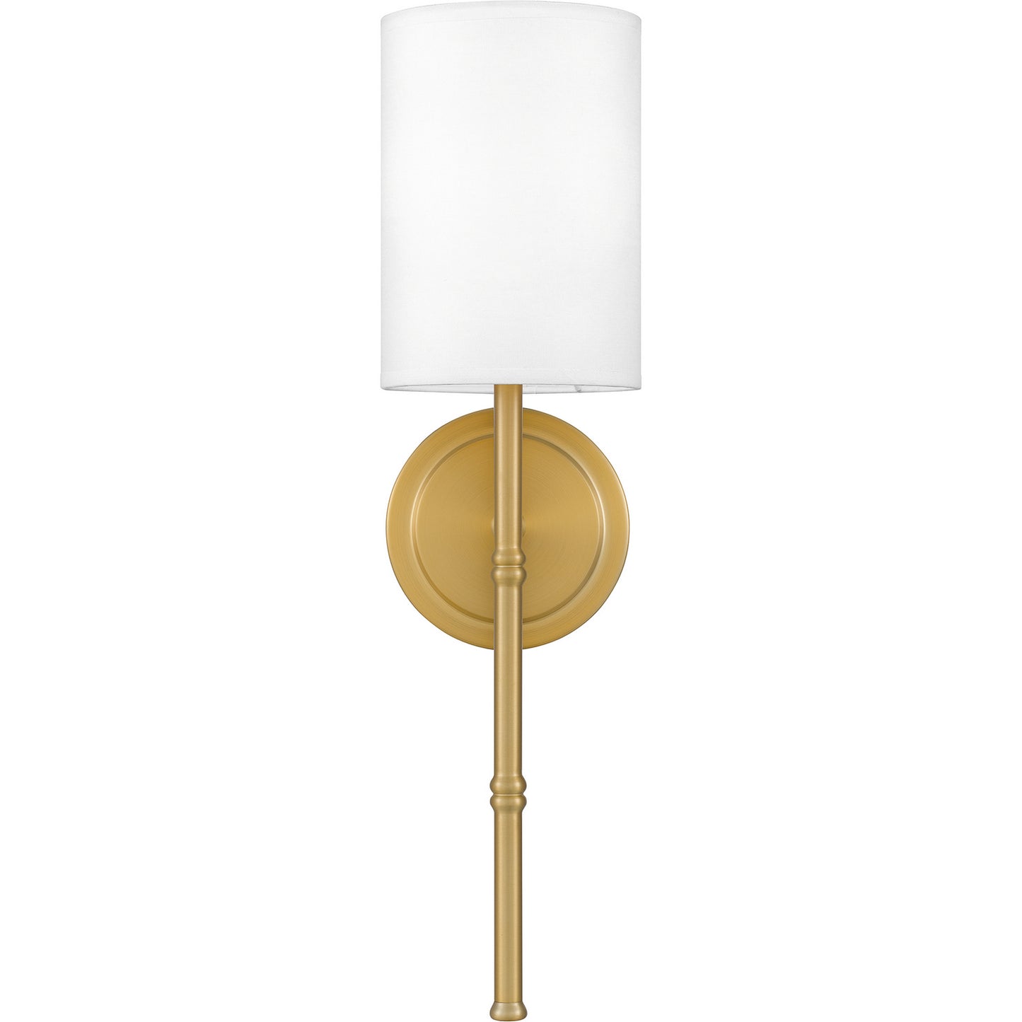 Quoizel Wood One Light Wall Sconce by Quoizel in Aged Brass Finish (QW16126AB)