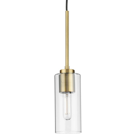 Cofield One Light Pendant by Progress Lighting in Vintage Brass Finish (P500403-163)