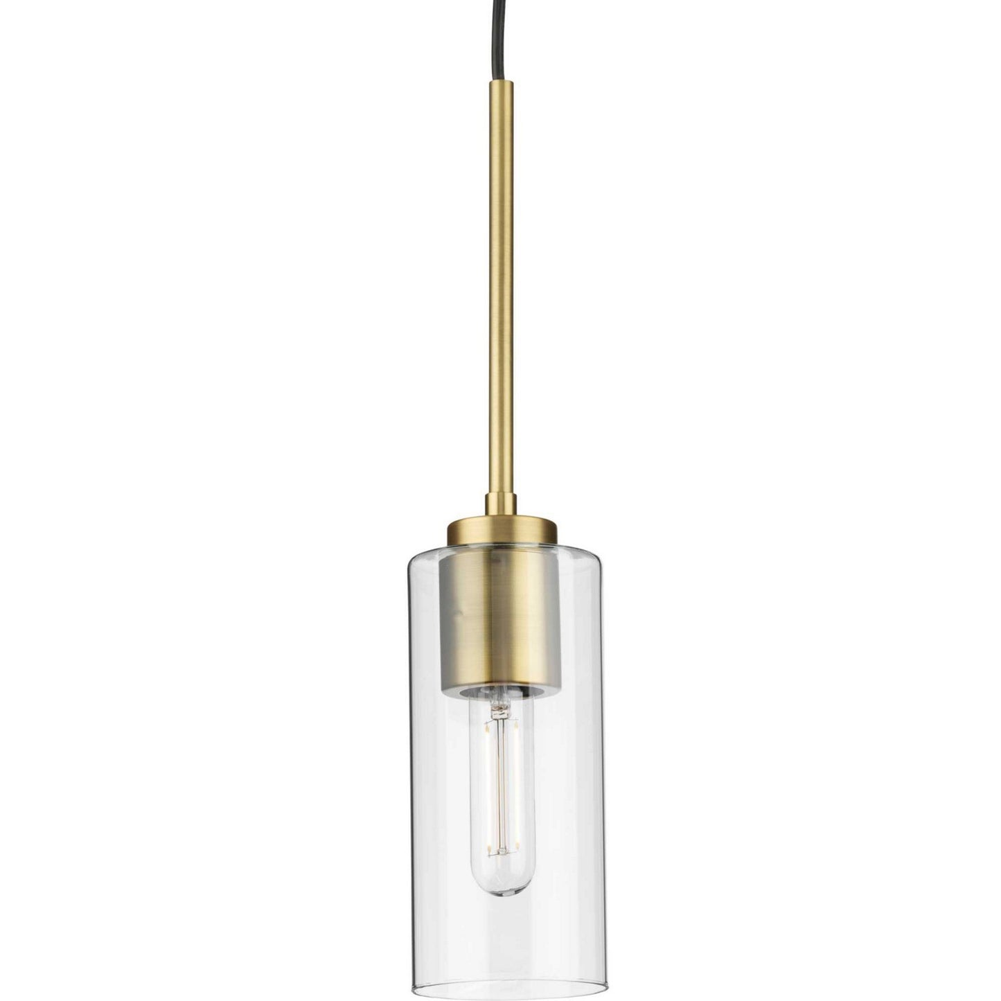 Cofield One Light Pendant by Progress Lighting in Vintage Brass Finish (P500403-163)