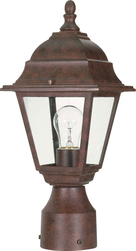 Briton One Light Post Lantern by Nuvo Lighting in Old Bronze Finish (60-547)