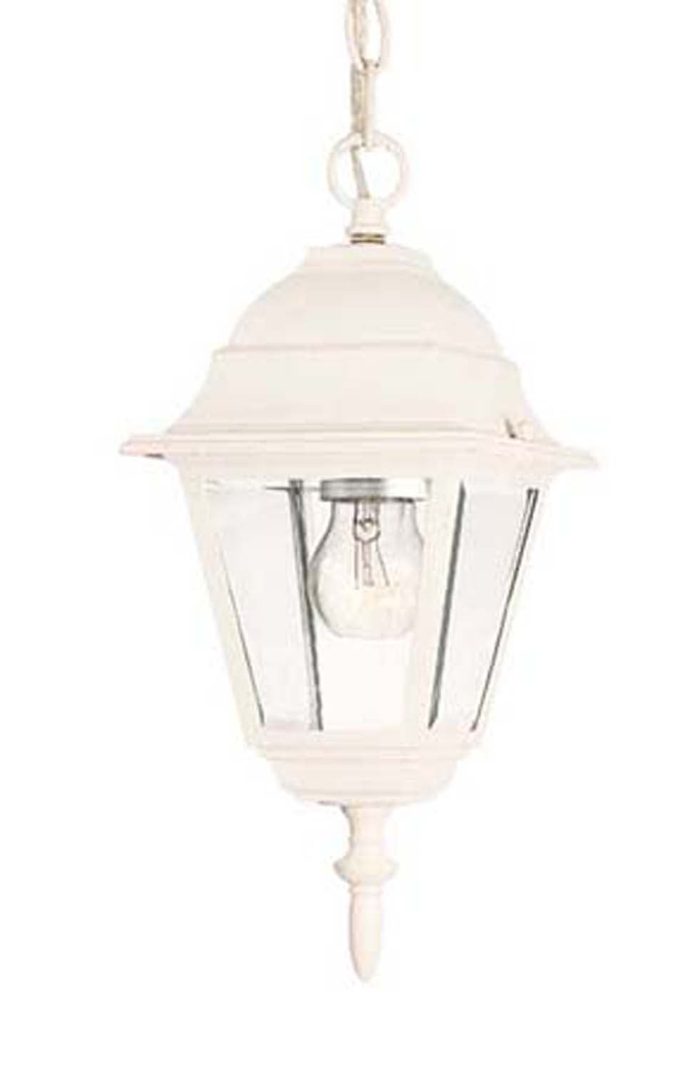 Builders` Choice One Light Hanging Lantern by Acclaim Lighting in Textured White Finish (4006TW)