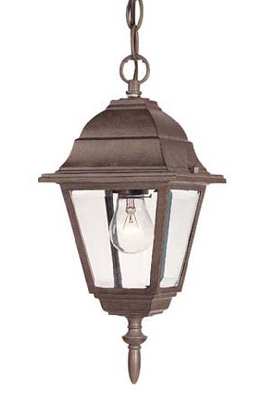 Builders` Choice One Light Hanging Lantern by Acclaim Lighting in Burled Walnut Finish (4006BW)