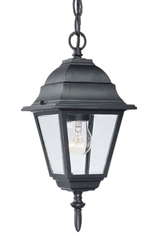Builders` Choice One Light Hanging Lantern by Acclaim Lighting in Matte Black Finish (4006BK)