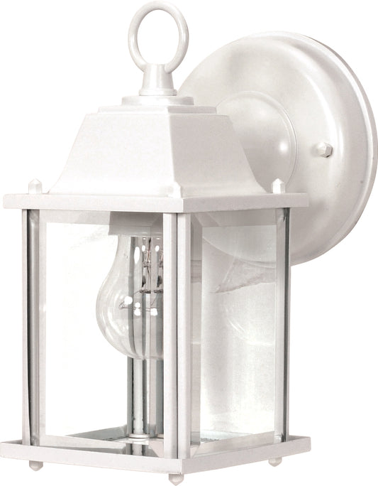 One Light Wall Lantern by Nuvo Lighting in White Finish (60-3463)