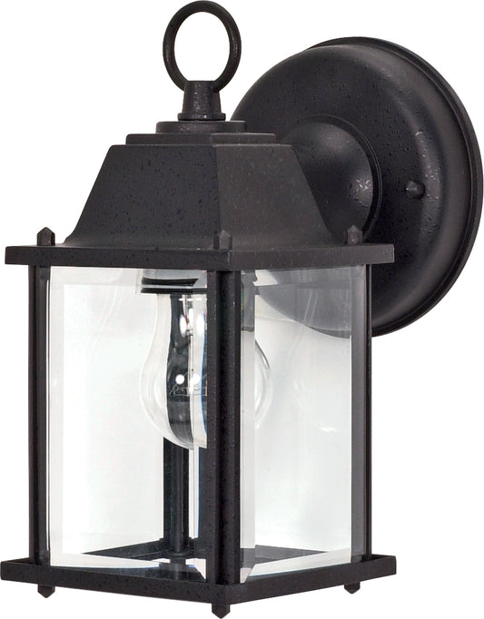 One Light Wall Lantern by Nuvo Lighting in Textured Black Finish (60-3465)
