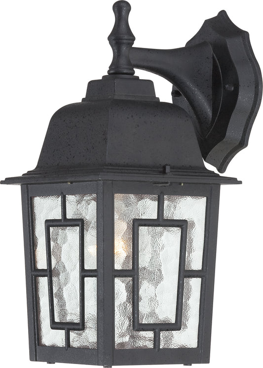 Banyan One Light Wall Lantern by Nuvo Lighting in Textured Black Finish (60-3486)