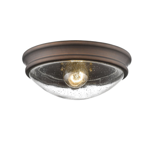 One Light Flushmount by Millennium in Rubbed Bronze Finish (5226-RBZ)