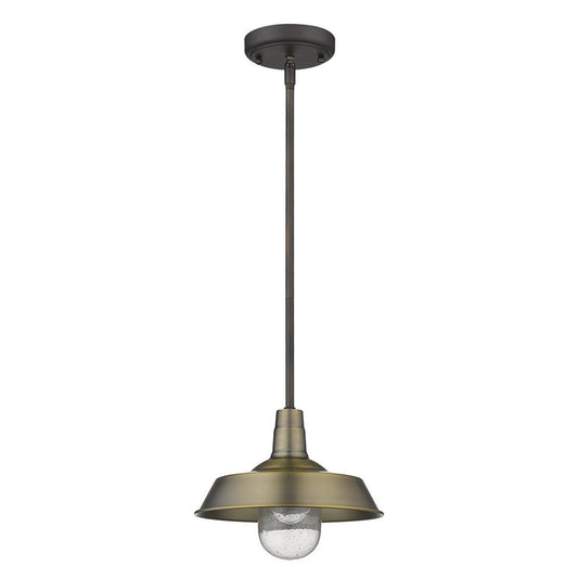 Burry One Light Pendant by Acclaim Lighting in Antique Brass Finish (1736ATB)