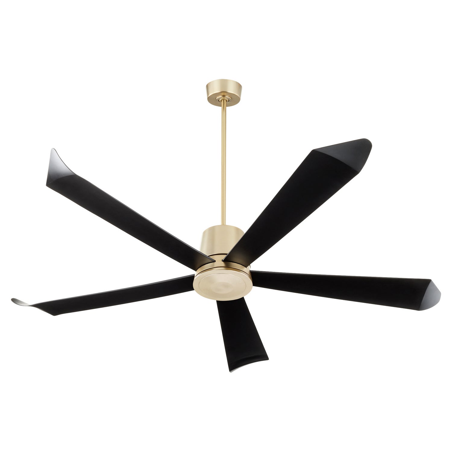  Rova 72"Patio Fan by Quorum in Aged Brass Finish (82725-80)