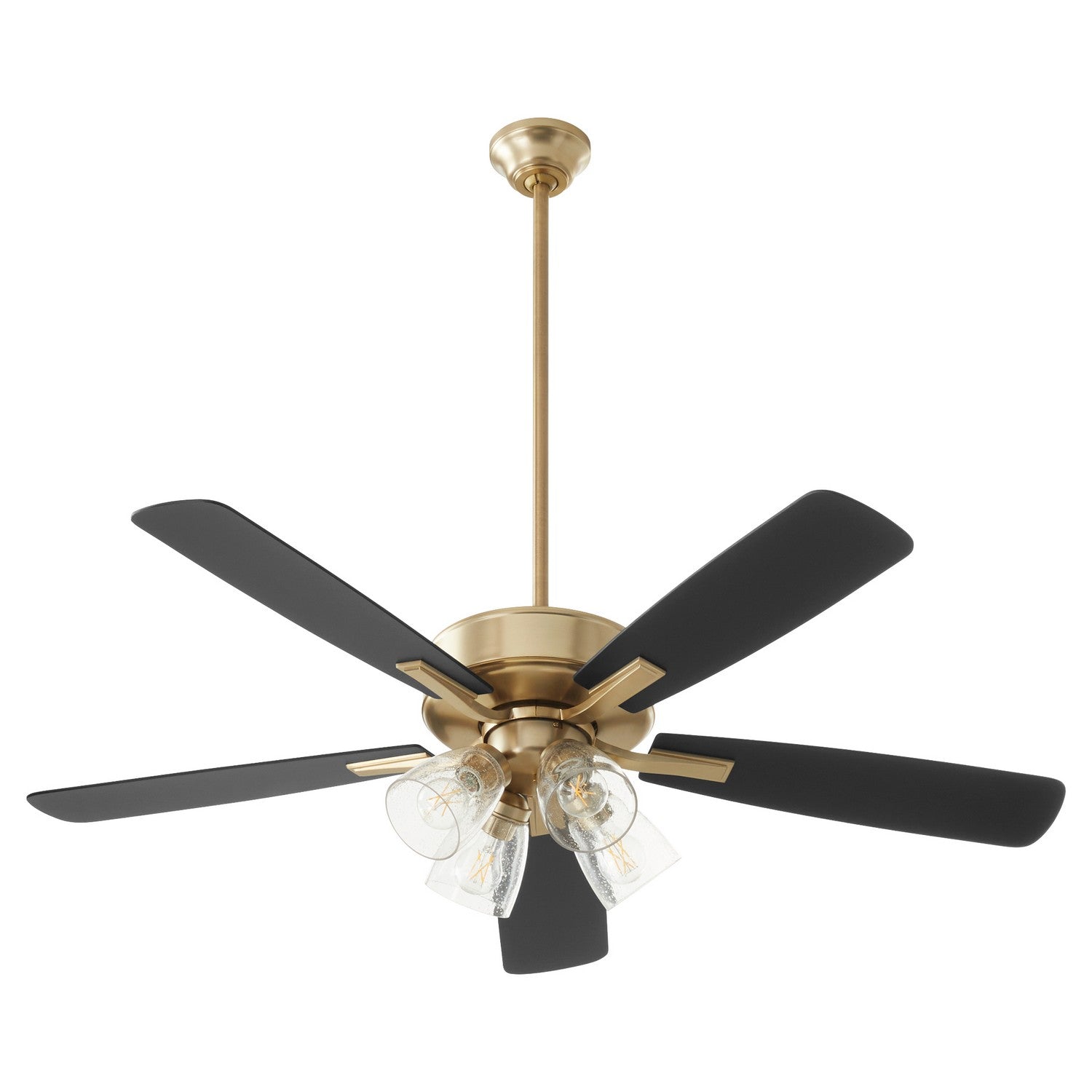  Ovation 52"Ceiling Fan by Quorum in Aged Brass Finish (4525-2480)