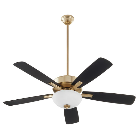  Ovation 52"Ceiling Fan by Quorum in Aged Brass Finish (4525-280)