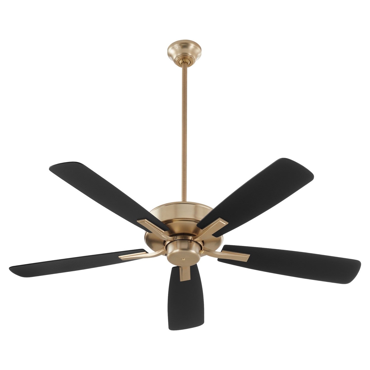  Ovation 52" Ceiling Fan by Quorum in Aged Brass Finish (4525-80)