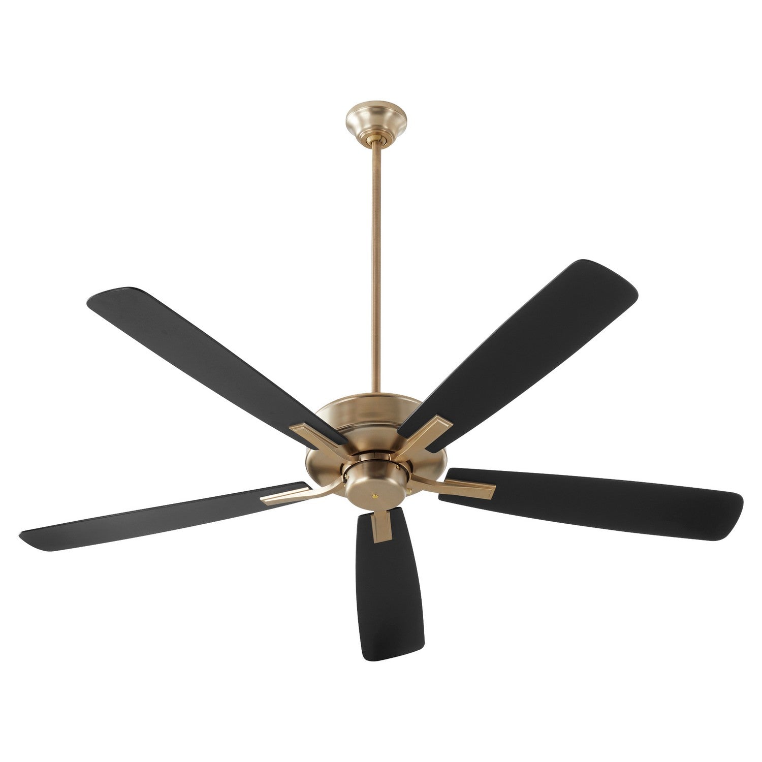  Ovation 60" Ceiling Fan by Quorum in Aged Brass Finish (4605-80)