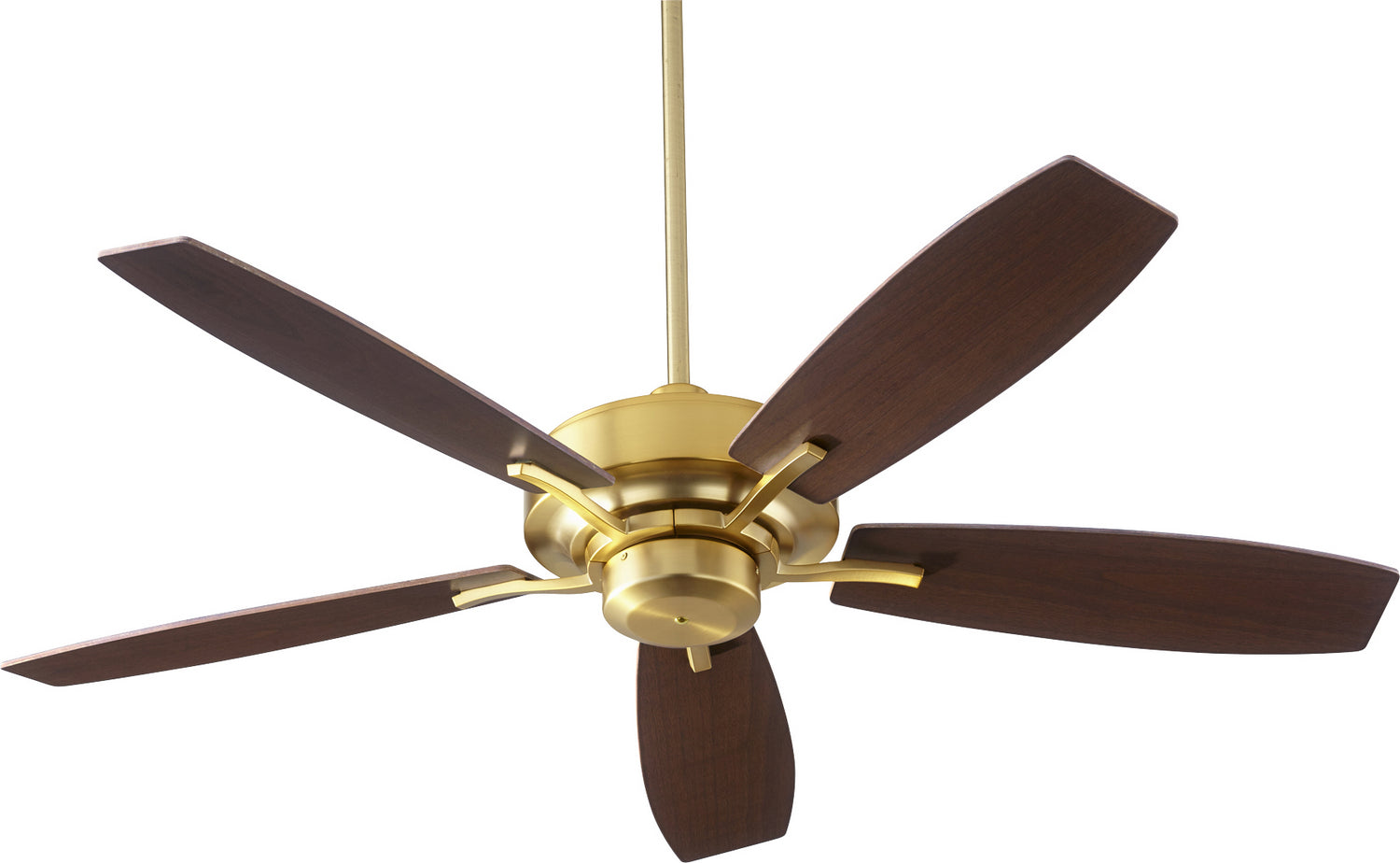  SOHO 52"Ceiling Fan by Quorum in Aged Brass Finish (64525-80)