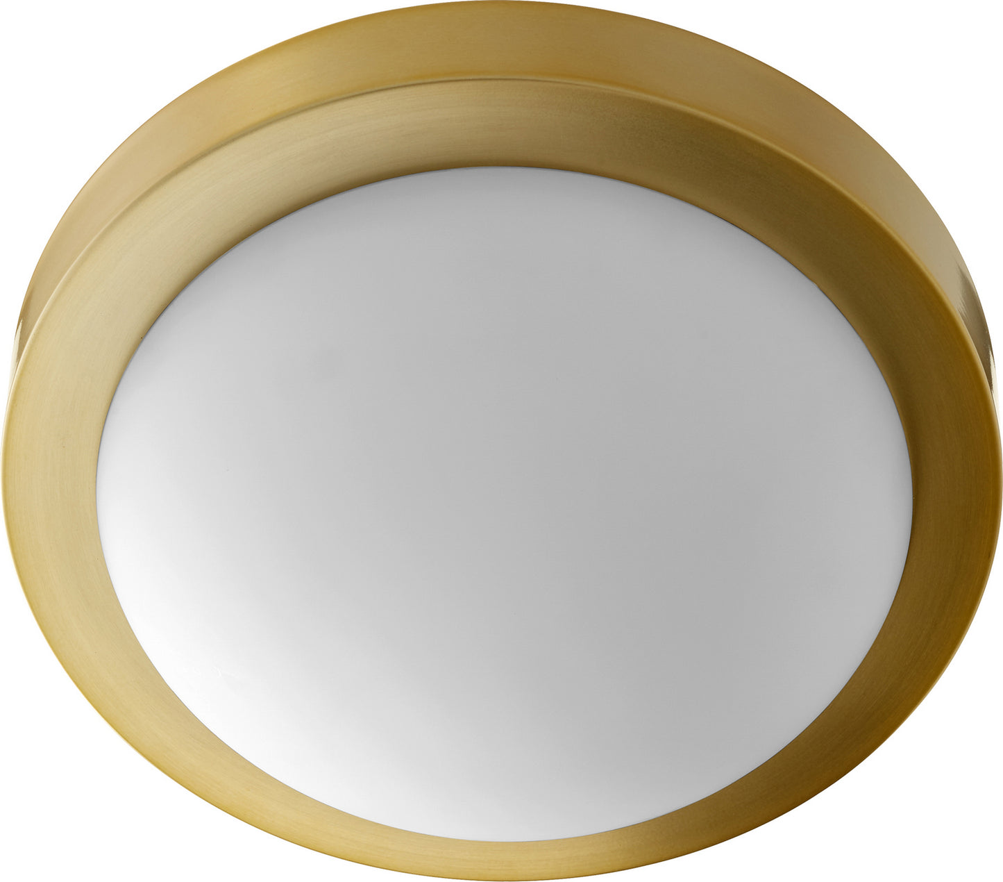  3505 Contempo Ceiling Mounts Two Light Ceiling Mount by Quorum in Aged Brass Finish (3505-11-80)