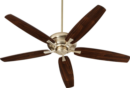  Apex 56"Ceiling Fan by Quorum in Aged Brass Finish (90565-80)