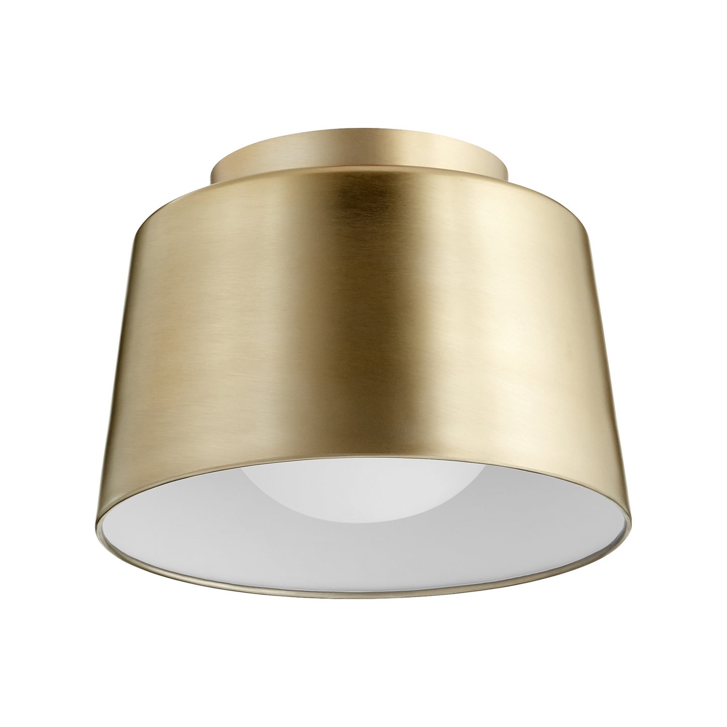  3003 Ceiling Mounts One Light Ceiling Mount by Quorum in Aged Brass Finish (3003-11-80)