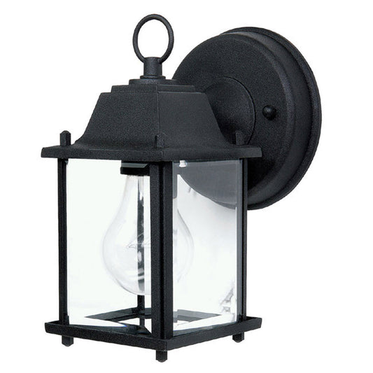 Outdoor One Light Outdoor Wall Lantern by Capital Lighting in Black Finish (9850BK)