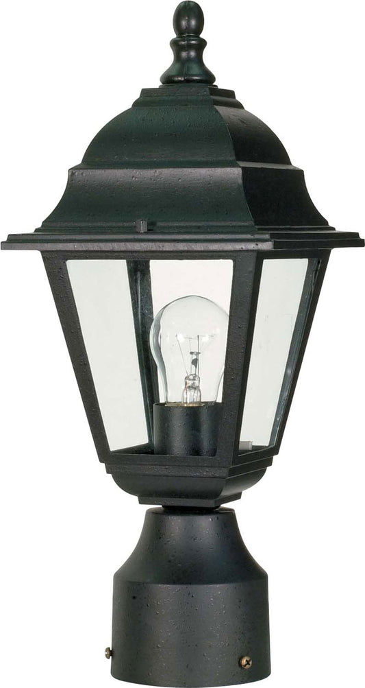 Briton One Light Post Lantern by Nuvo Lighting in Textured Black Finish (60-548)